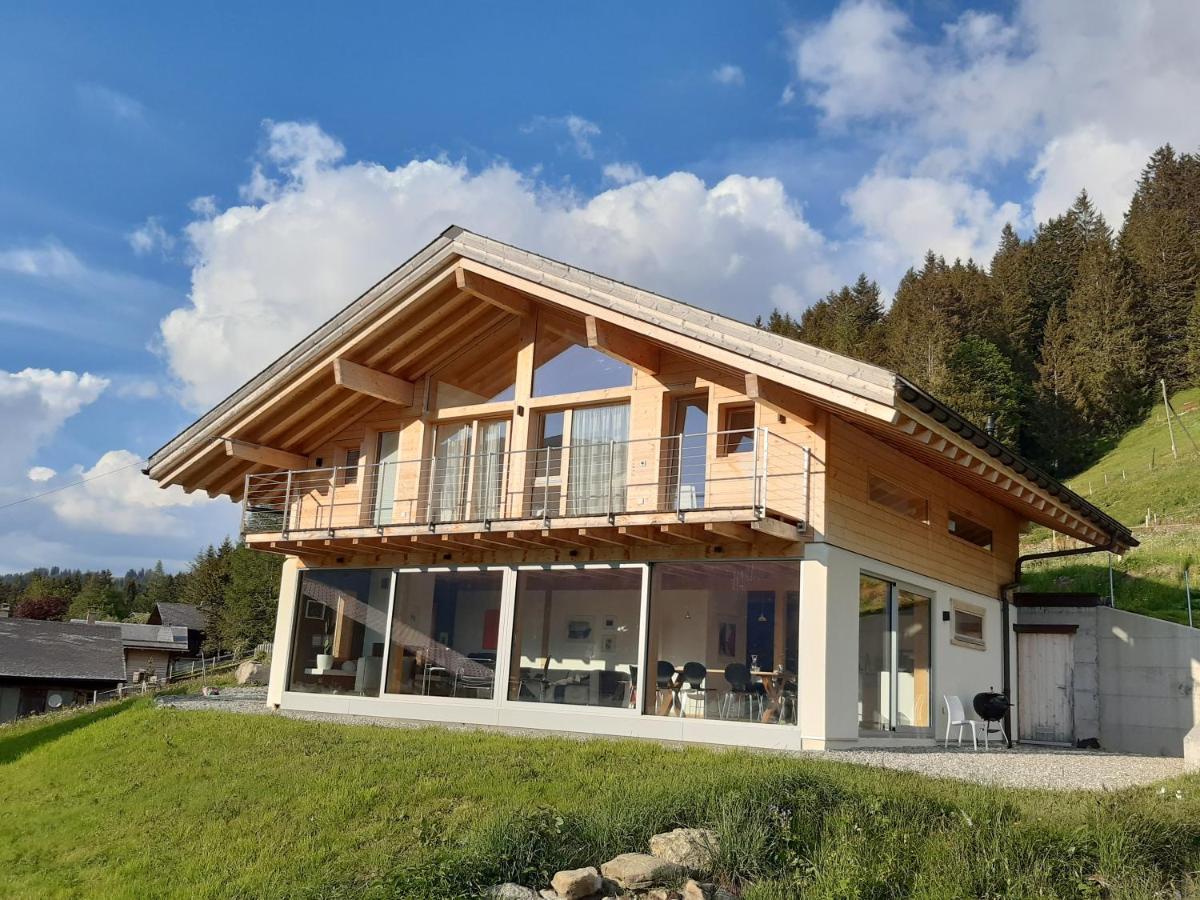 Alpine Dream Chalet With Spa Close To Lake Geneva Les Mosses Exterior photo